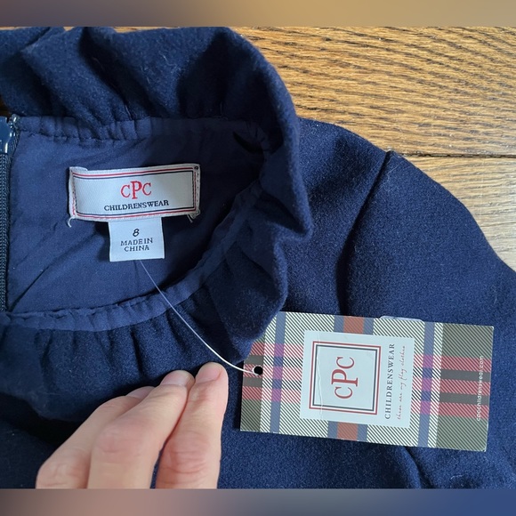 Classic Prep Childrenswear Girl’s Claudia Ruffle-Collar Shift Dress - Picture 3 of 14